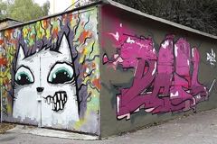 Kočky a graffiti